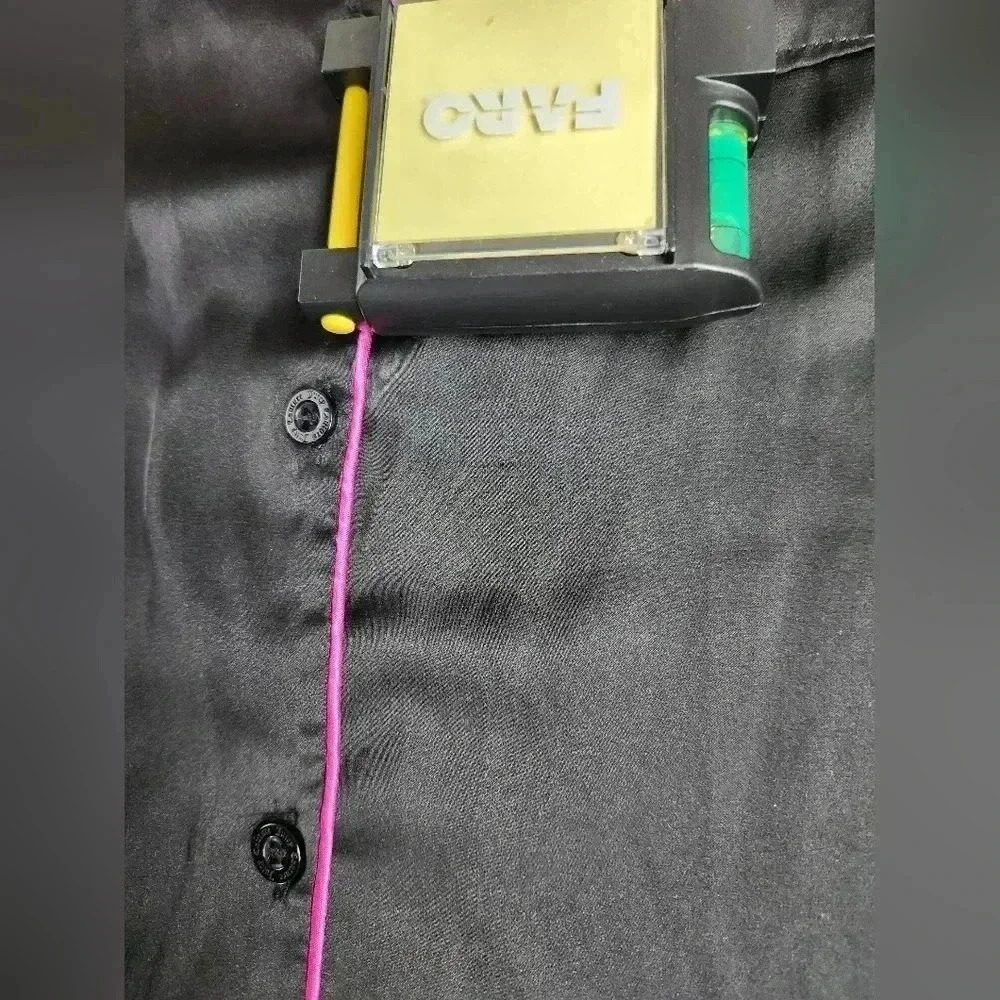 Juicy Couture Collared Slip Dress Pajamas in Black Size S - Picture 12 of 14